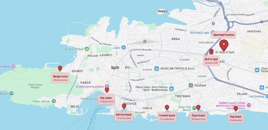 Apartament Jass Next To Mall Of Split
